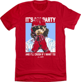 Bryce Harper Birthday - It's My Party red T-shirt In The Clutch